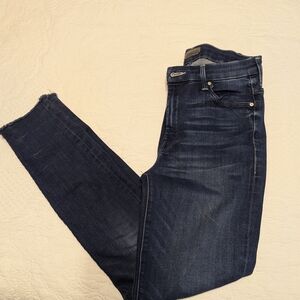 MOTHER Women’s Skinny Jeans in Dark Indigo
